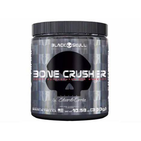 Bone Crusher Black Skull 300G Yellow Fever