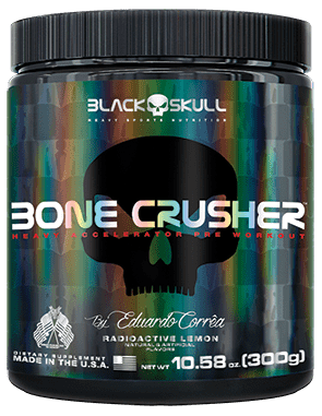 Bone Crusher - Black Skull 150G (YELLOW FEVER)
