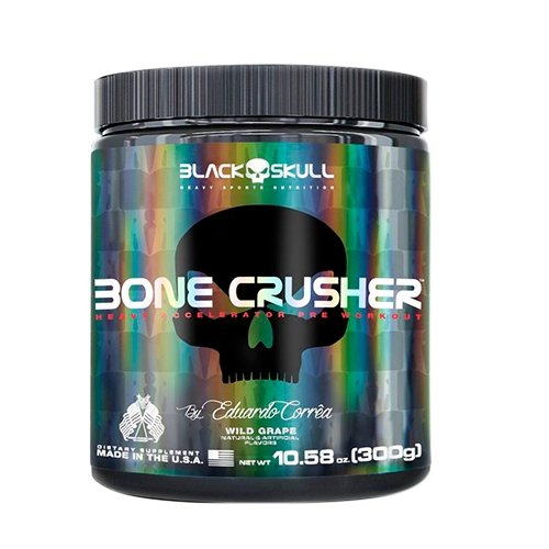 Bone Crusher Pré-treino 300g Black Skull
