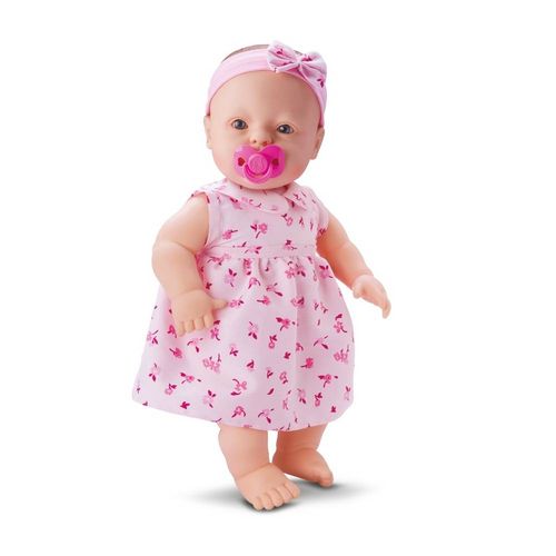 Boneca Baby Fofinha com Vestido Frases Divertoys