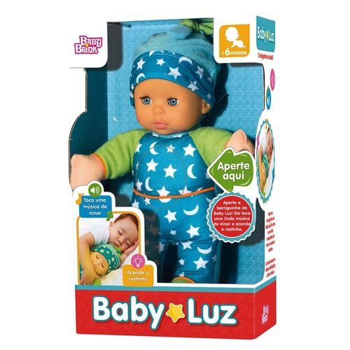 Boneca Baby Luz com Som - Baby Brink