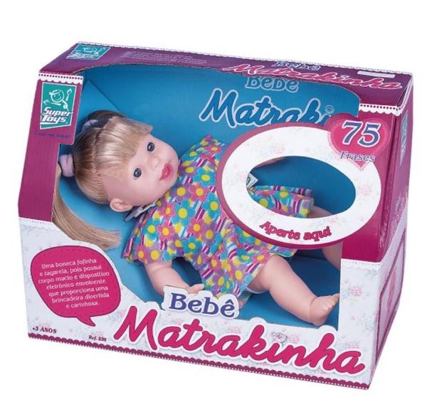 Boneca Bebê Matrakinha 75 Frases 319 - Super Toys