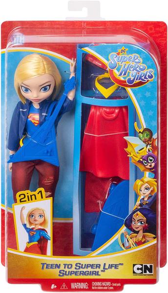 Boneca Dc Supergirl 2 em 1 - Super Hero Girls - Mattel