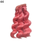 Boneca Moda 15cm de comprimento Artificial peruca de cabelo encaracolado BJD DIY Acessório Hair Style