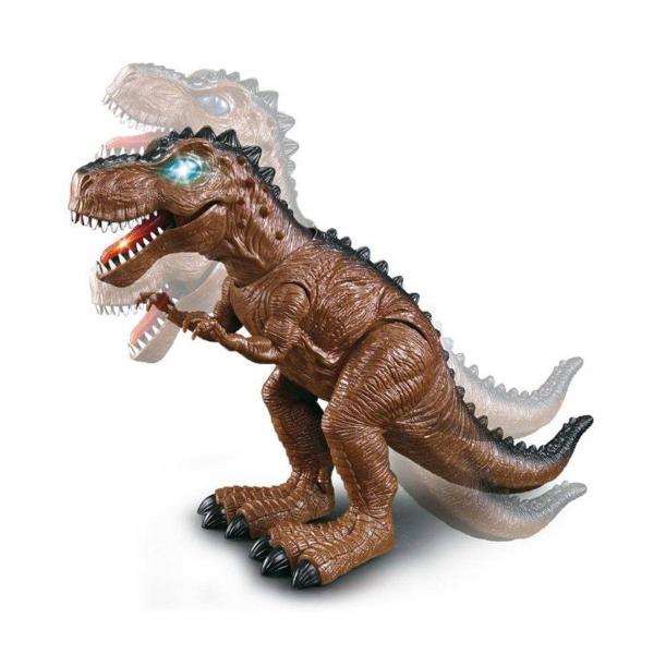 Boneco Dinossauro Brinquedo Tiranossauro Rex Luz e Som - Dm Toys