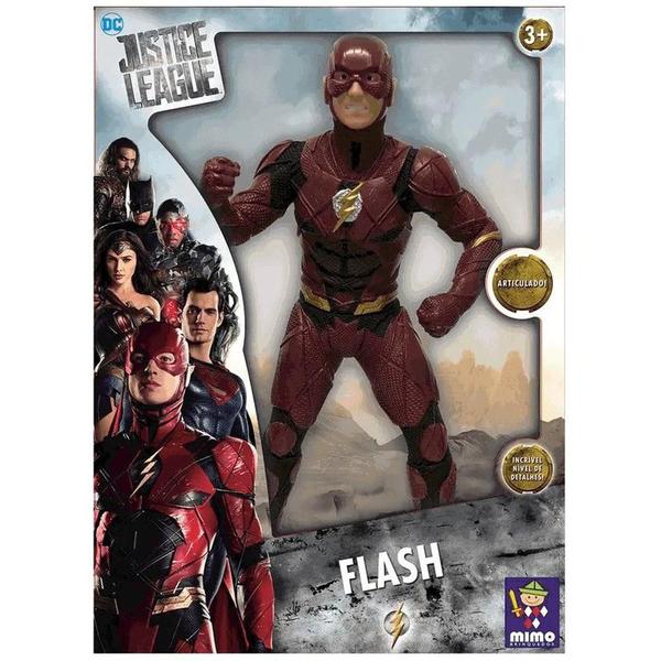 Boneco Liga da Justiça - Flash Premium - 45 Cm - 0923 Mimo