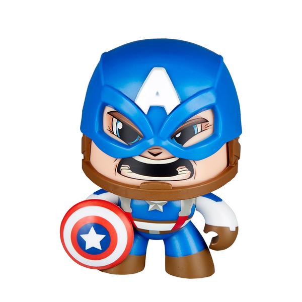 Boneco Mighty Muggs Marvel Capitão América - Hasbro