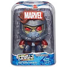 Boneco Mighty Muggs Marvel - Star Lord - Hasbro