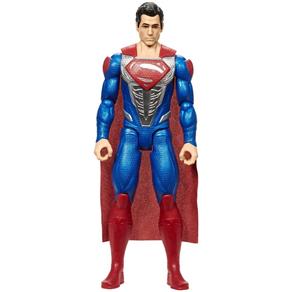 Boneco Superman Armadura Metalizada Liga da Justiça 30 Cm - Mattel