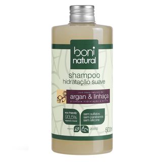 Boni Natural Argan e Linhaça - Shampoo 500ml