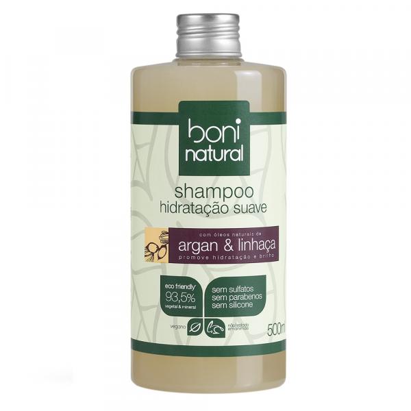 Boni Natural Argan e Linhaça - Shampoo