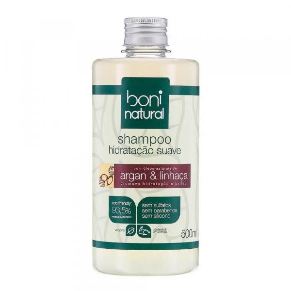 Boni Natural Shampoo Argan e Linhaça 500ml