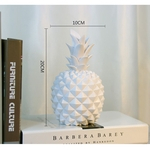 Bonito Forma Resina abacaxi Saving Pot Piggy Bank para Home decoração do ornamento