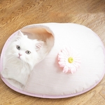 Bonito Forma Slipper Pet Nest saco de dormir para Gatos Cães Primavera-Verão