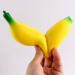 Bonito lenta Nascente brinquedos macios mole Banana Pendant Estresse Ansiedade Redutor criativa Toy Ventilação PU