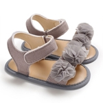 Bonito macio da flor sola de borracha Princesa sandálias para meninas infantil do bebê Clothing shoes and jewelry