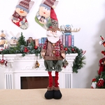 Bonito Stereo Papai Noel / Elk / Snowman Christmas Doll retr¨¢til Natal Do