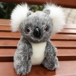 Bonito Stuffed Simula??o Koala animais do jardim zool¨®gico presente Koala Toy Crian?as boneca GY 13 cent¨ªmetros