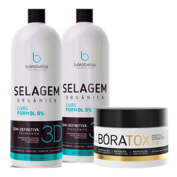 Borabella Selagem 3d Semi Definitiva + Boratox 300g