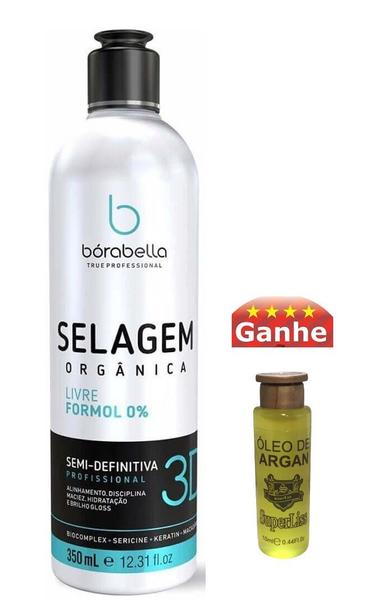 Borabella Selagem 3d Semi Definitiva Orgânica 350ml