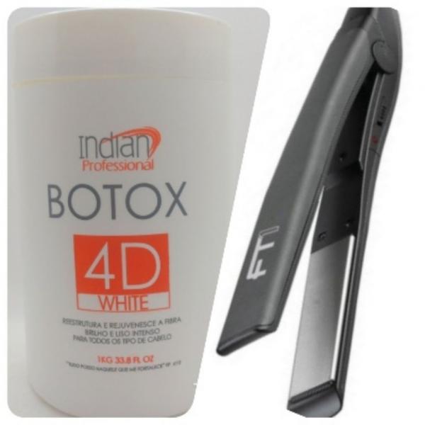 Botox 4D Np Hair + Prancha FT1 Hair Iron Tool Bivolt - Np Hair Solutions
