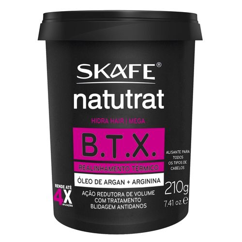 Botox Btx Natutrat Skafe 210g Mega Realinhamento Termico