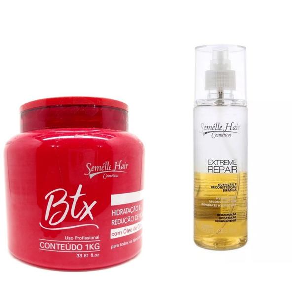 Botox Btx Semélle Hair 1kg + Extreme Repair Reconstrutor 200ml - Semélle Hair Cosméticos