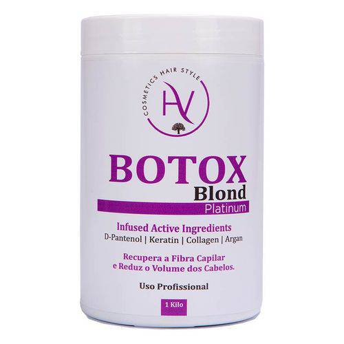 Botox Capilar Blond Platinum Hv Cosmetics 1kg
