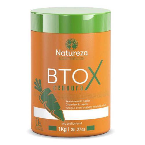 Botox de Cenoura Natureza Cosmeticos 1kg 0% Formol