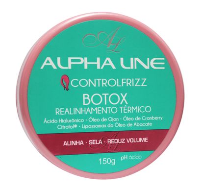 Botox ControlFrizz Realinhamento Térmico 150g - Alpha Line