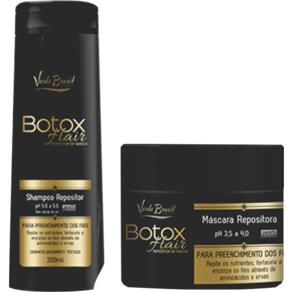 Botox Hair Shampoo Repositor de Massa ? 300 ML Máscara Repositor de Massa ? 350 G para Preenchimento dos Fios