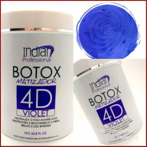 Botox Matizador 4D Indian Profissonal 1kg - Indian Profissional
