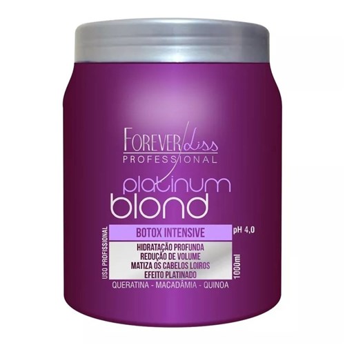 Botox Matizador Forever Liss Platinum Blond - 1Kg