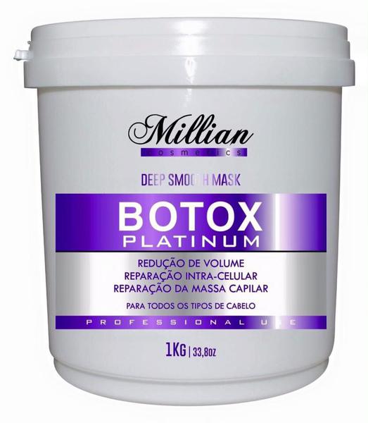 Botox Matizador Platinum Millian 1Kg - Millian Cosmetics
