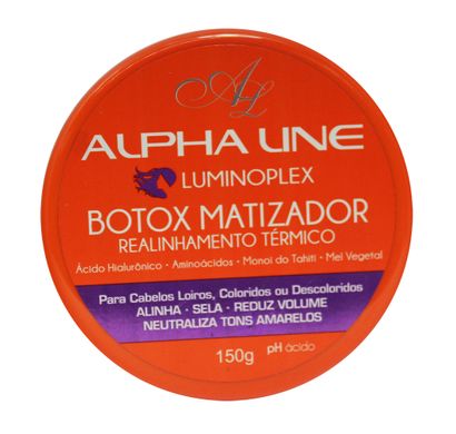 Botox Matizador Realinhamento Térmico Luminoplex 150g - Alpha Line