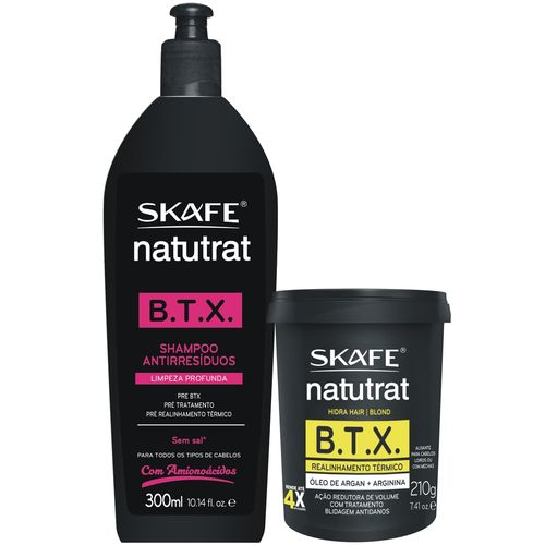 Botox Natutrat Skafe Btx Realinhamento Termico Blond Kit 210g + 300ml