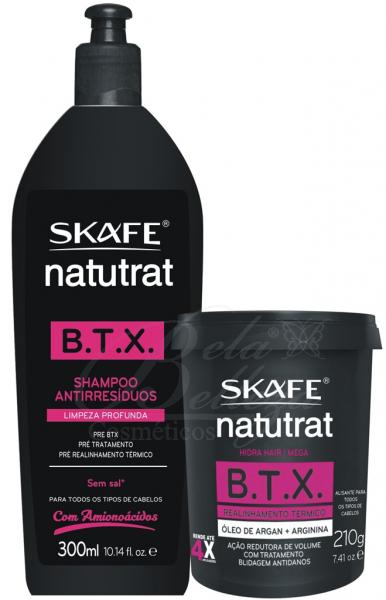 Botox Natutrat Skafe Btx Realinhamento Termico Kit 210g + 300ml