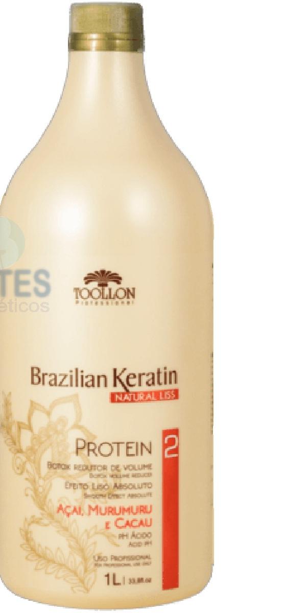 Botox Redutor de Volume Brazilian Keratin Natural Liss Toollon Professional
