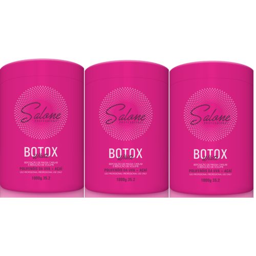 Botox Salone White Reduz e Hidrata os Cabelos 3x1kg