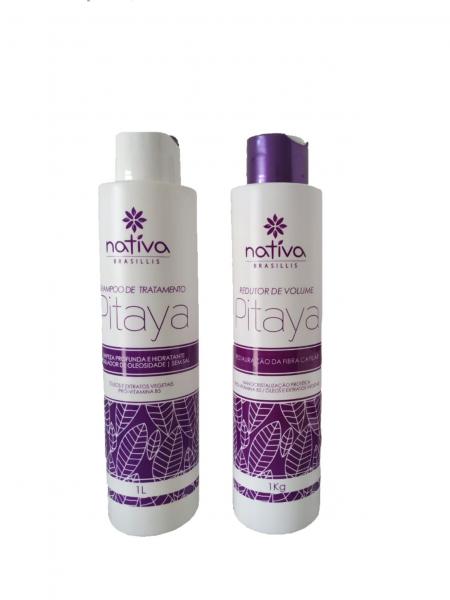 Botox Shampoo e Redutor de Volume Profissional Pitaya 1L - Nativa Brasillis
