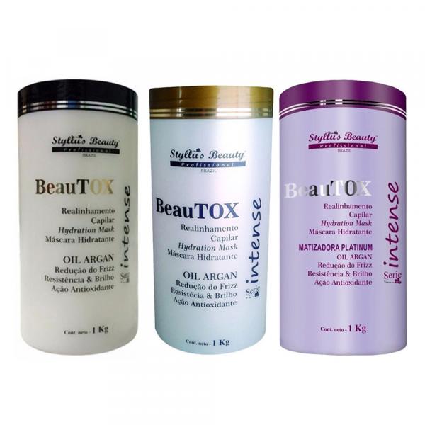 Styllus Beauty Kit Com 3 Beautox 1000gr Cada