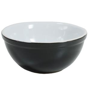 Bowl para Servir Mondoceram Gourmet em Cerâmica Preto – 150 Ml