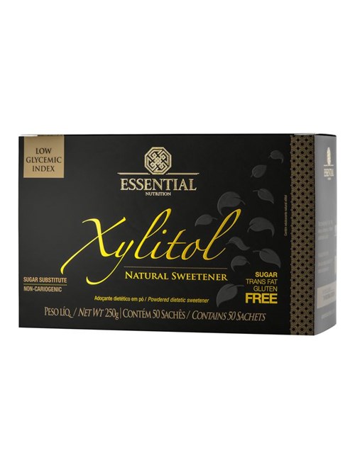 Box Adoçante em Pó Xylitol Essential Nutrition 250g