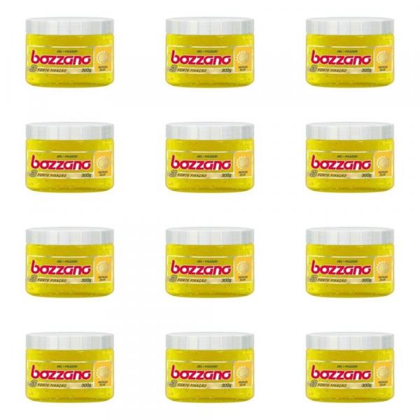 Bozzano Amarelo Gel Fixador 300g (Kit C/12)