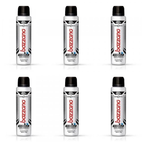 Bozzano Invisible 48hs Desodorante Aerosol 90g (Kit C/06)