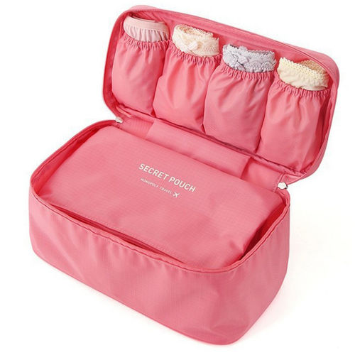 Bra Underwear armazenamento saco de viagem impermeável portátil Maquiagem organizador de bolsa Cosmetic Container