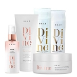 Braé Divine Absolutely Smooth Kit Tratamento Anti-frizz Completo (5