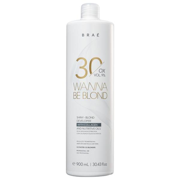 BRAÉ Wanna Be Blond 9% - Água Oxigenada 30 Volumes 900ml