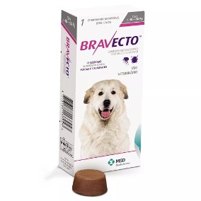 Bravecto Antipulgas e Carrapatos para Cães de 40 a 56 Kg - Msd Saúde Animal