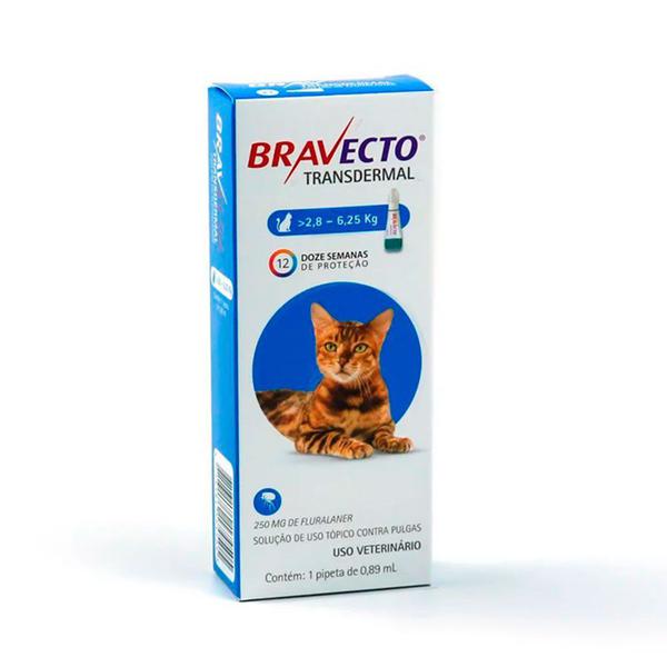 Bravecto Antipulgas Transdermal para Gatos de 2,8 a 6,25kg